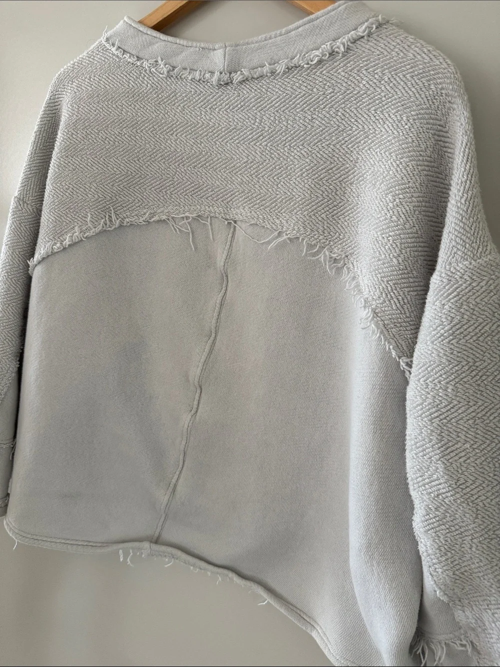 Free People Beach Dweller Pullover Womens Large Light Blue - Picture 5 of 6